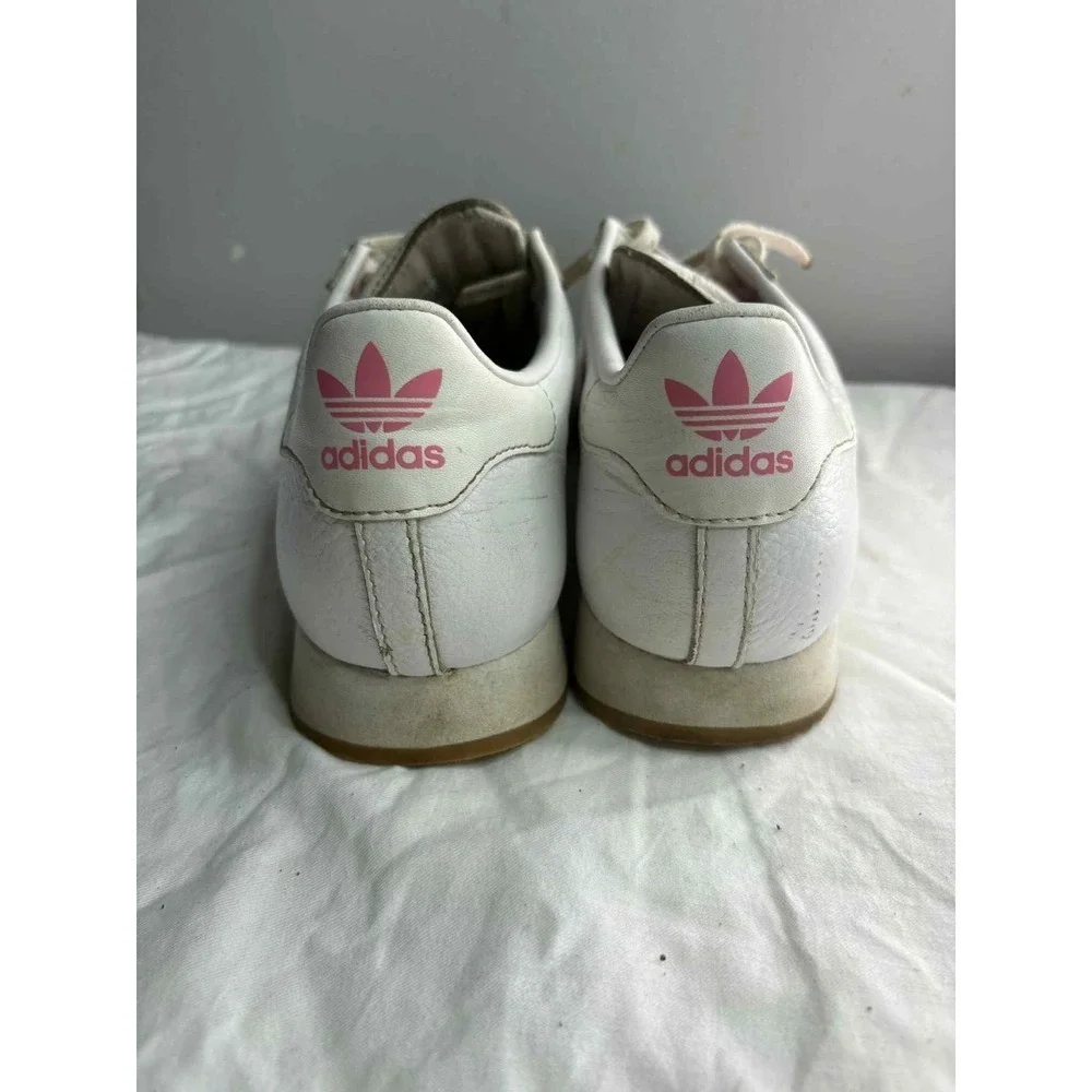 Adidas Samoa pink and white preppy shoe size 6